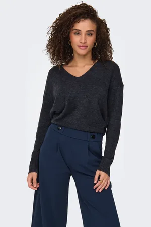 JDY V-Ausschnitt-Pullover »ELANORA L/S V-NECK PULLO. KNT NOOS«