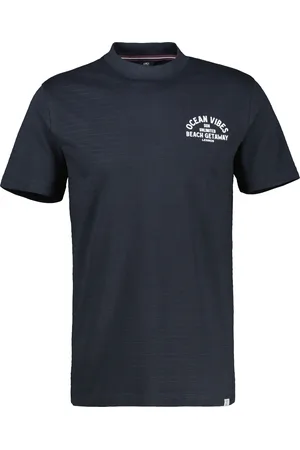 Lerros T-Shirt, mit Front und Back Print