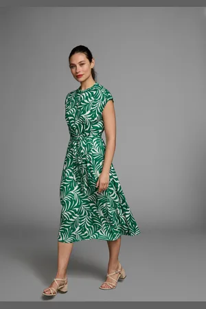 Daniel Hechter Midikleid, mit Knopfleiste und Bindetaille
