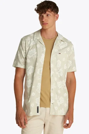 Tommy Hilfiger Kurzarmhemd »TJM REG SLUB AOP SS SHIRT EXT«
