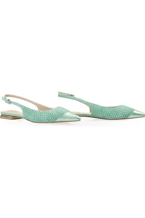 Marc Cain Slingpumps »"Dewdrop Dreams"«, mit Metallic-Spitze