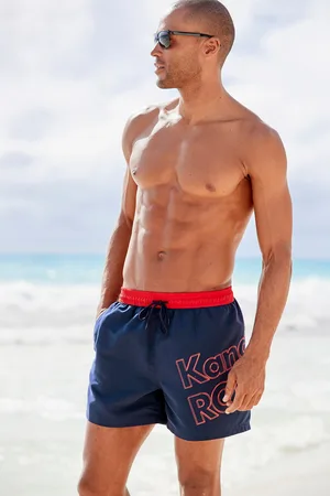 KangaROOS Badeshorts »Adams«, mit großem Logoschriftzug