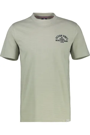 Lerros T-Shirt, mit Front und Back Print