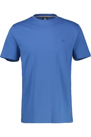 Lerros Kurzarmshirt, mit Logostickerei auf der Brust