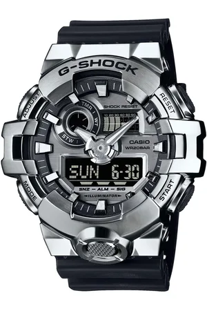 Casio Chronograph, Quarzuhr, Armbanduhr, Herrenuhr, bis 20bar wasserdicht, Resinarmband