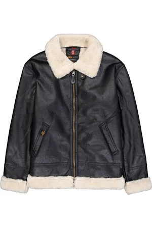 Alpha Industries Lederjacke » Men - Bomber Jackets B-3 Faux Leather«
