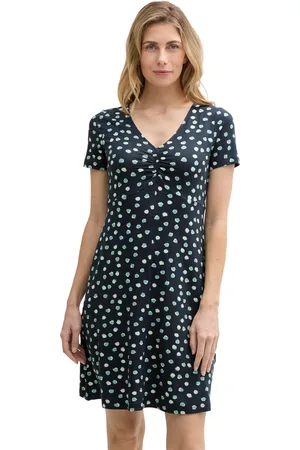 TOM TAILOR Sommerkleid, mit All-Over Print
