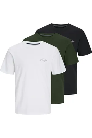 JACK & JONES Kurzarmshirt »JJFERRIS TEE SS CREW NECK 3PK MP«, (Packung, 3 tlg.)