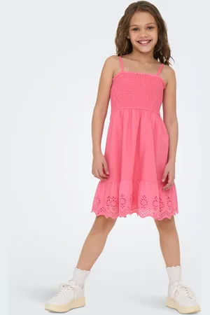 ONLY Trägerkleid »KOGLOU LIFE EMB SMOCK DRESS WVN«