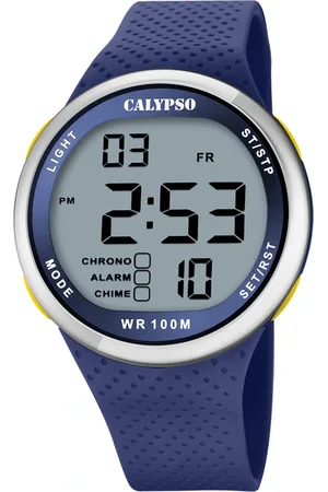 Calypso Chronograph »Color Splash«, Armbanduhr, Quarzuhr, Herrenuhr, digital, Datum, Stoppfunktion