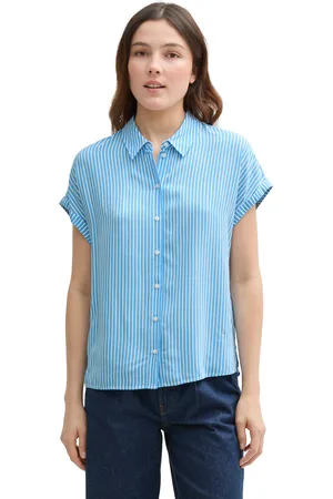 TOM TAILOR Shirtbluse, mit weiten Ärmeln