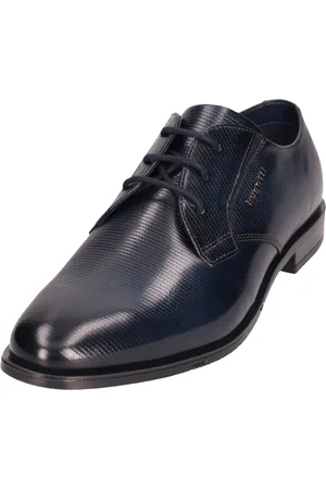 Bugatti Schnürschuh, Businesschuh, Abendschuh, Festtagsschuh mit seitlichem Logoemblem
