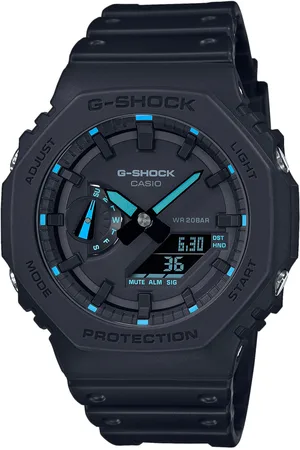 Casio Chronograph, Quarzuhr, Armbanduhr,Herrenuhr,digital, bis 20bar wasserd.Resinarmband