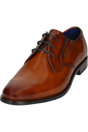 Bugatti Schnürschuh, Businesschuh, Abendschuh, Festtagsschuh mit seitlichem Logoemblem