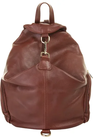 Piké Cityrucksack, echt Leder, Made in Italy