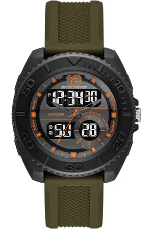 Skechers Chronograph »GREENCRAIG«, Quarzuhr, Armbanduhr, Herrenuhr, Silikonarmband, digital, analog