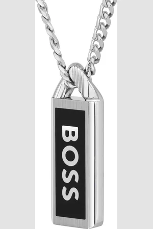 HUGO BOSS Kette mit Anhänger »KASSY EMBLEM, 1580677«, mit Emaille