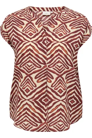 ONLY Kurzarmbluse »CARSHILLA SL SHIRT AOP VIS BS«