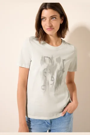CECIL T-Shirt, mit Folienprint