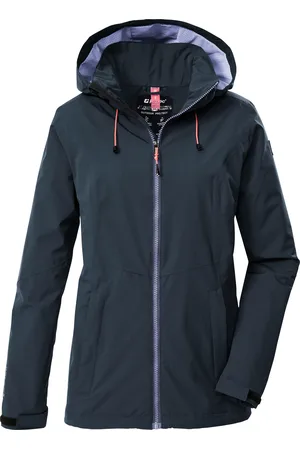 Killtec Outdoorjacke »Damen Regenjacke OOKS 1«, Leichte, wasser- und winddichte Jacke, atmungsaktiv, abnehmbare Kapuze