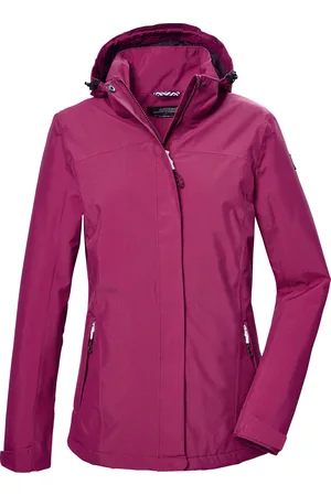 Killtec Outdoorjacke »KOS 26 WMN JCKT«, Funktionsjacke: wasser- und winddicht, atmungsaktiv, abnehmbare Kapuze
