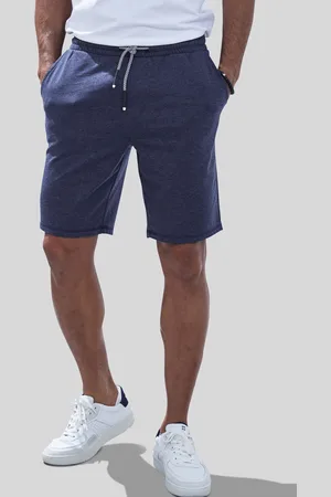 john devin Sweatshorts »weit geschnitten«, in Melange-Optik aus Baumwoll-Mix