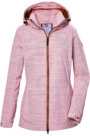 G.I.G.A. DX by killtec Funktionsjacke »GS 67 WMN JCKT«, Gestreifte Damen Outdoorjacke, wasserabweisend, 2-Wege-Reißverschluss