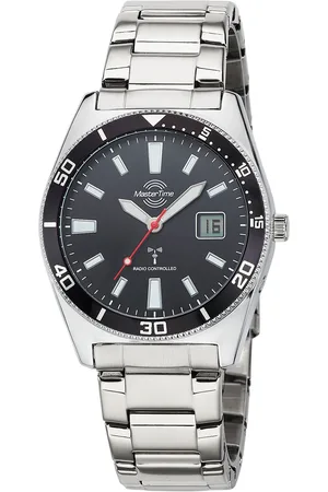 Master Time Funkuhr »Super Power Sporty«, Armbanduhr, Quarzuhr, Herrenuhr, Datum, Leuchtzeiger