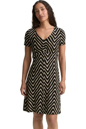 TOM TAILOR Sommerkleid, mit All-Over Print