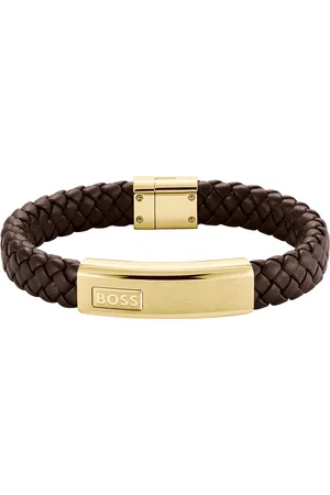 HUGO BOSS Lederarmband »LANDER, 1580746M«
