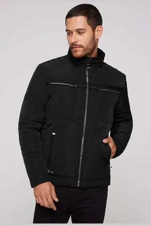 Camp David Winterjacke, ohne Kapuze, im Biker-Design