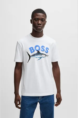 HUGO BOSS T-Shirt »Te_Bossfish«, mit Aufdruck