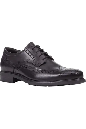 Geox Schnürschuh »U DUBLIN B«, Business Schuh, Anzugschuh mit Blockabsatz