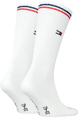 Tommy Hilfiger Socken »TH UNI TJ SOCK 2P ICONIC«, (2 Paar), Verstärkte Ferse und Spitze für zusätzliche Strapazierfähigkeit