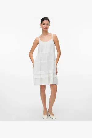 VERO MODA Trägerkleid »VMPRETTY SHORT SINGLET DRESS WVN GA NOOS«