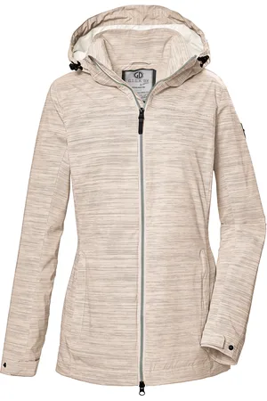 G.I.G.A. DX by killtec Funktionsjacke »GS 67 WMN JCKT«, Gestreifte Damen Outdoorjacke, wasserabweisend, 2-Wege-Reißverschluss