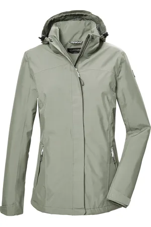 Killtec Outdoorjacke »KOS 26 WMN JCKT«, Funktionsjacke: wasser- und winddicht, atmungsaktiv, abnehmbare Kapuze