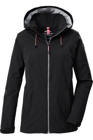 Killtec Outdoorjacke »Damen Regenjacke OOKS 1«, Leichte, wasser- und winddichte Jacke, atmungsaktiv, abnehmbare Kapuze