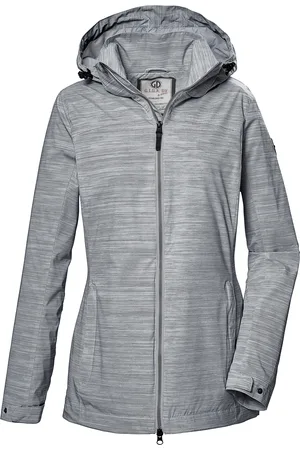 G.I.G.A. DX by killtec Funktionsjacke »GS 67 WMN JCKT«, Gestreifte Damen Outdoorjacke, wasserabweisend, 2-Wege-Reißverschluss