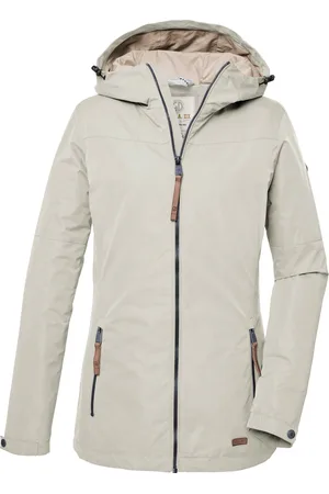 G.I.G.A. DX by killtec Funktionsjacke »GS 18 WMN JCKT«, Wasserabweisende Jacke mit Kapuze, Kinnschutz und viel Stauraum