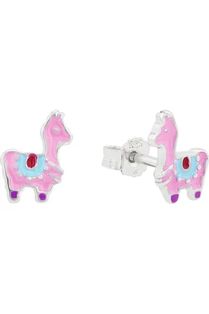 Amor Paar Ohrstecker »Alpaka-Motiv, 2026616«, mit Emaille