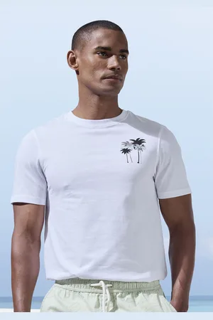 beachtime T-Shirt »mit Print vorn und hinten«, Regular-Fit, mit Print vorn und hinten
