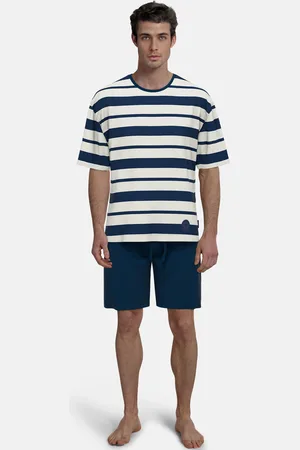 TOM TAILOR Shorty »Kilkenny«, (2 tlg.), Gestreift, Rundhalsausschnitt
