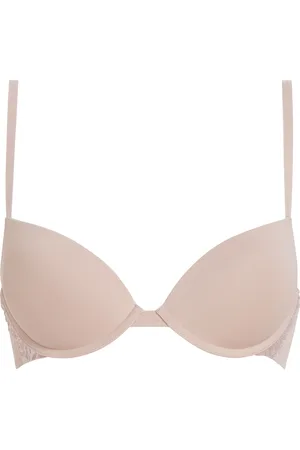 Calvin Klein Push-up-BH »PUSH UP PLUNGE«, mit Logo-Print auf den Trägern