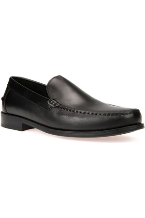 Geox Slipper »U NEW DAMON A«, Business Schuh, Loafer mit Blockabsatz