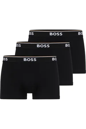HUGO BOSS Boxer »TRUNK 3 PACK«, (3 St.), Schriftzug auf dem Bund