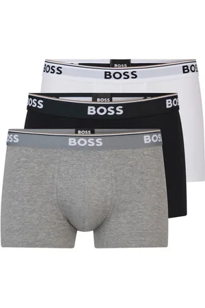 HUGO BOSS Boxer »TRUNK 3 PACK«, (3 St.), Schriftzug auf dem Bund