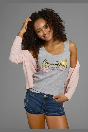 KangaROOS Tanktop, mit femininem Frontdruck