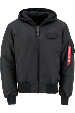 Alpha Industries Bomberjacke » Men - Bomber Jackets MA-1 Zip Hood Back Print«