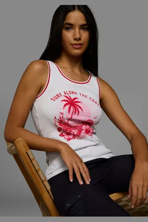 KangaROOS Tanktop, mit collem Sommer-Logo-Print - NEUE KOLLEKTION